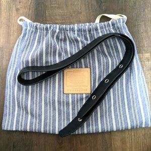 New Coach Legacy Duffle Bag Black Leather Strap